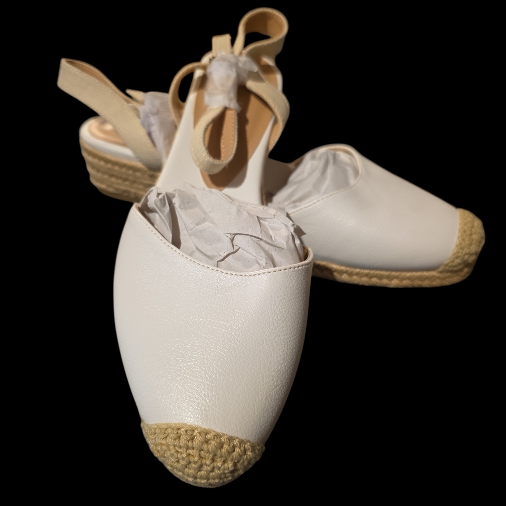 Dream Pairs White Espadrille Sandals